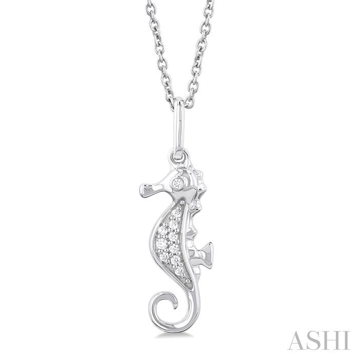 SEAHORSE PETITE DIAMOND FASHION PENDANT