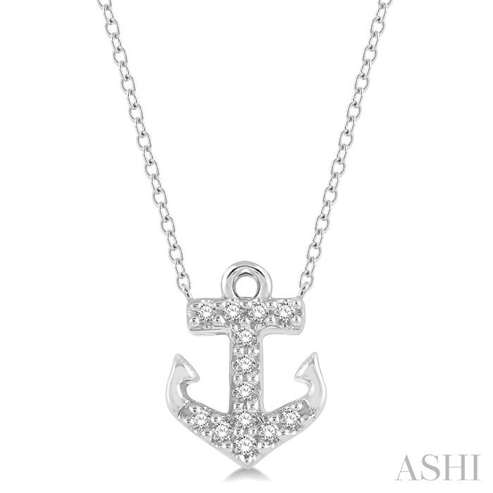 ANCHOR PETITE DIAMOND FASHION PENDANT