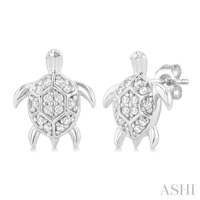 TURTLE PETITE DIAMOND FASHION EARRINGS