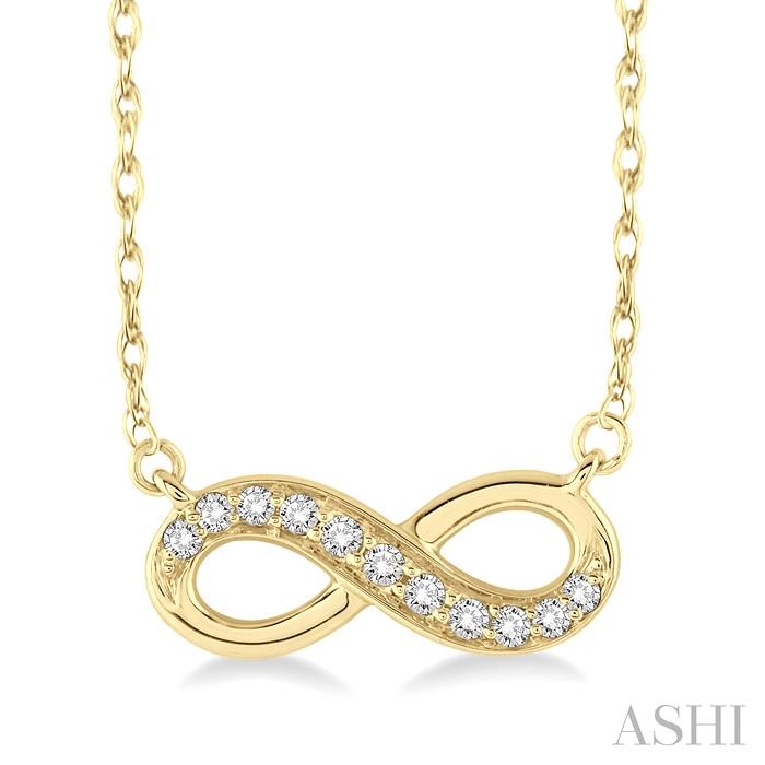 INFINITY PETITE DIAMOND FASHION PENDANT