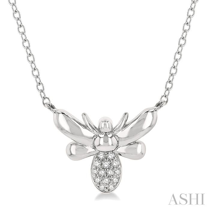 Bumble Bee Petite Diamond Fashion Pendant