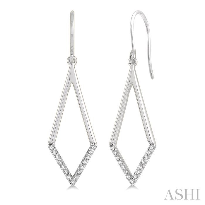 GEOMETRIC DIAMOND FASHION EARRINGS