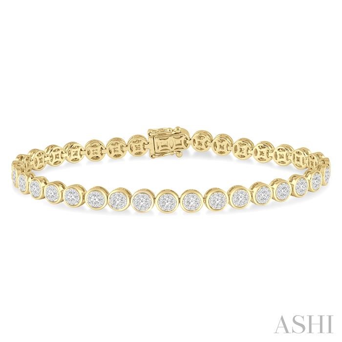 Round Shape Lovebright Essential Diamond Bracelet