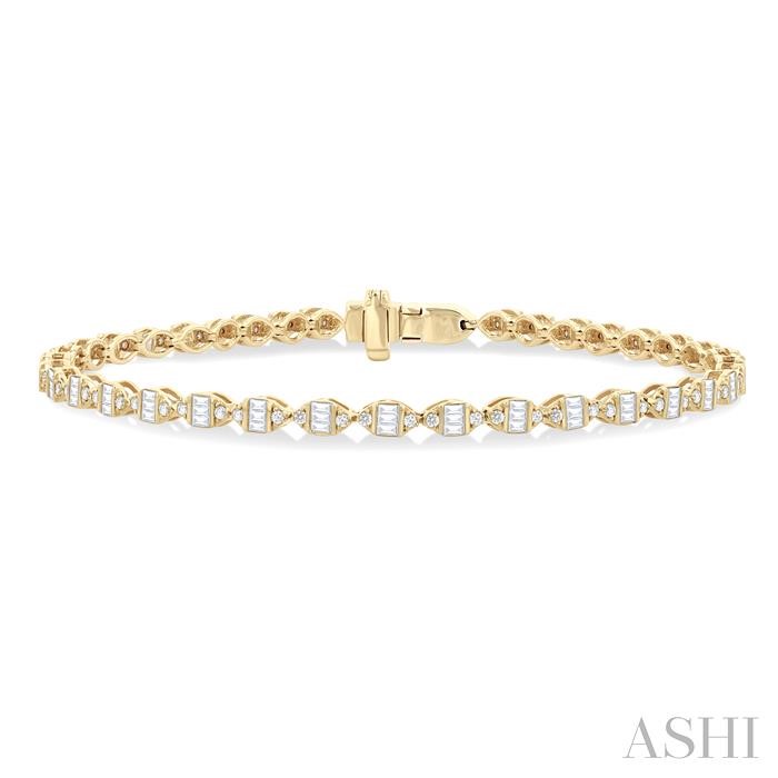 Marquise Shape Fusion Diamond Bracelet