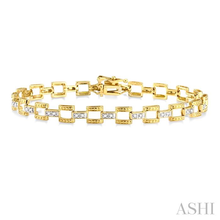 BAR LINK DIAMOND BRACELET