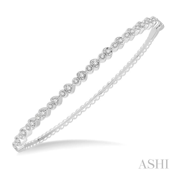 STACKABLE DIAMOND BANGLE