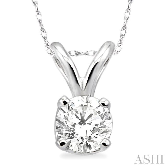 ROUND SHAPE DIAMOND SOLITAIRE PENDANT