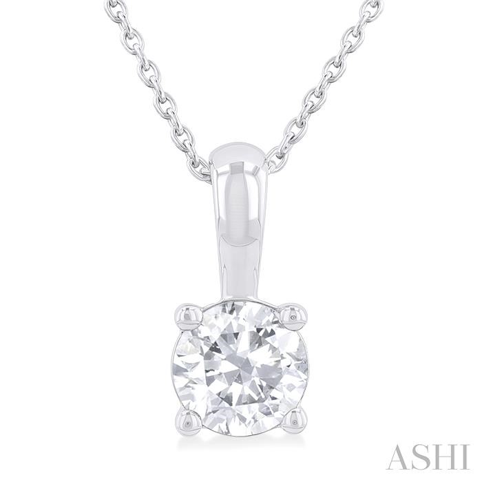 ROUND SHAPE DIAMOND SOLITAIRE PENDANT