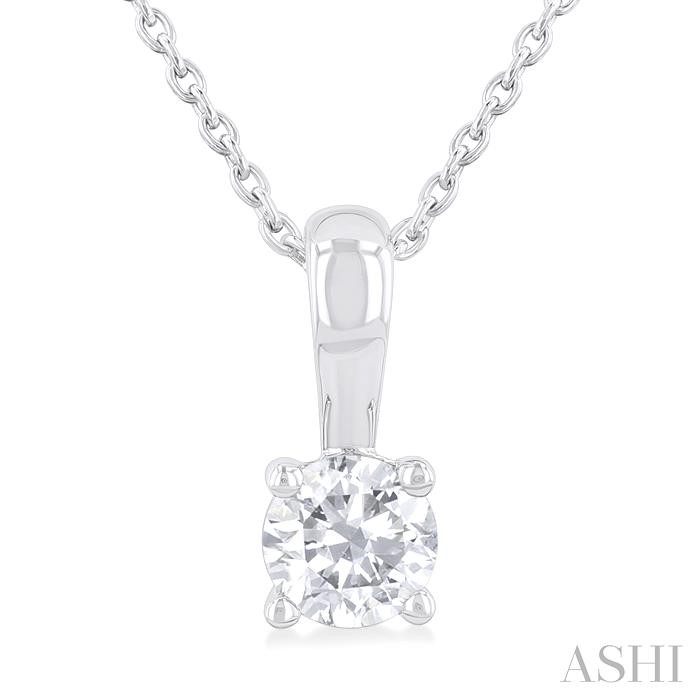 ROUND SHAPE DIAMOND SOLITAIRE PENDANT