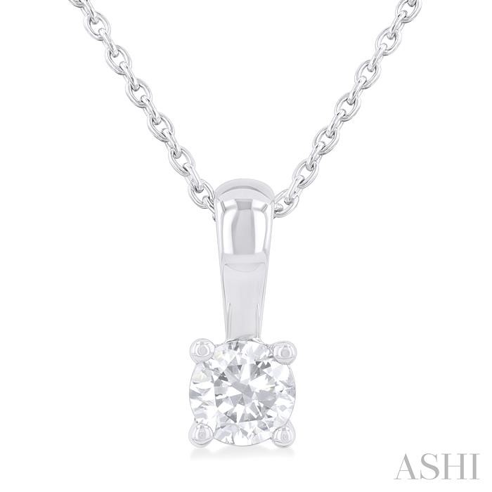 ROUND SHAPE DIAMOND SOLITAIRE PENDANT