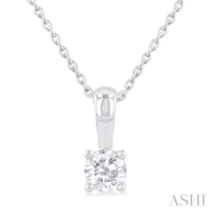 ROUND SHAPE DIAMOND SOLITAIRE PENDANT