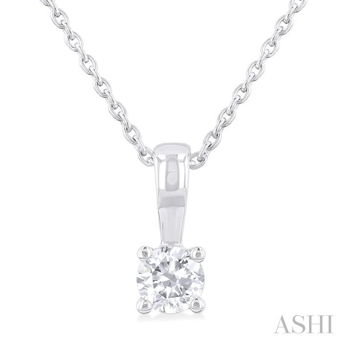 ROUND SHAPE DIAMOND SOLITAIRE PENDANT