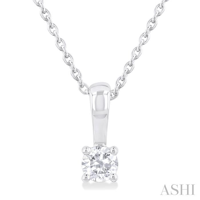 ROUND SHAPE DIAMOND SOLITAIRE PENDANT