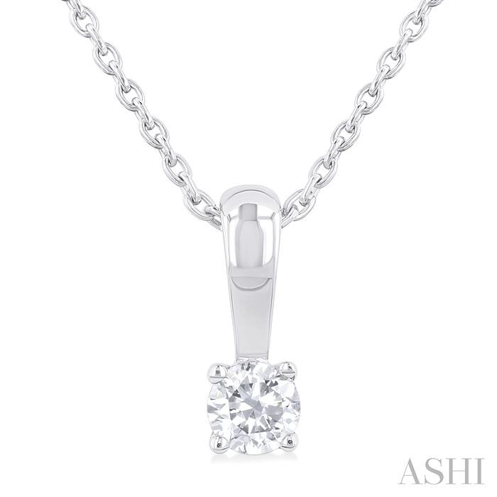 ROUND SHAPE DIAMOND SOLITAIRE PENDANT