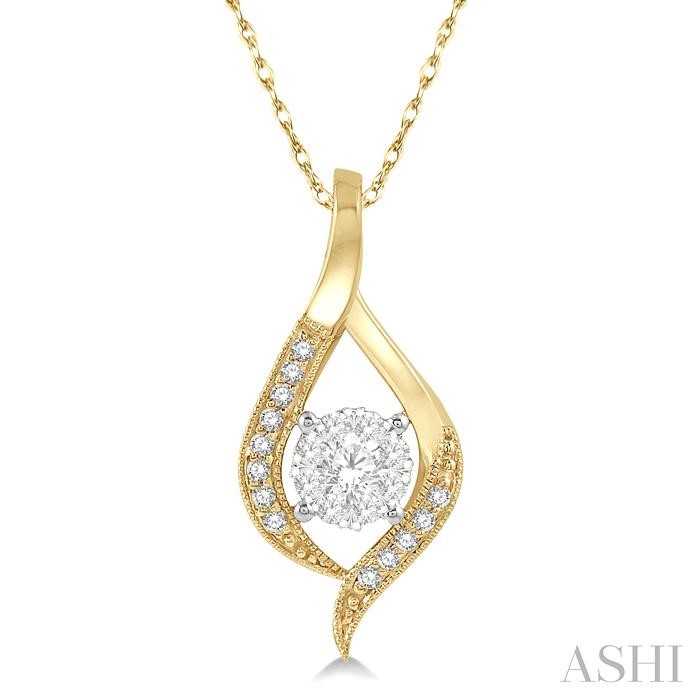 ROUND SHAPE LOVEBRIGHT DIAMOND PENDANT