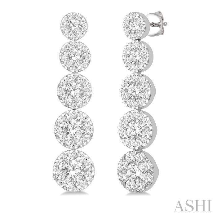 LOVEBRIGHT ESSENTIAL JOURNEY DIAMOND LONG EARRINGS