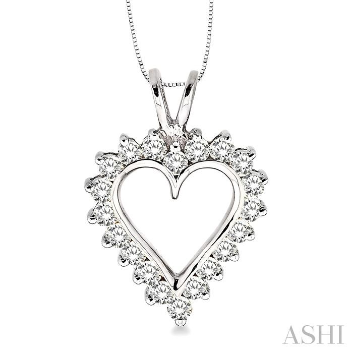 HEART SHAPE DIAMOND FASHION PENDANT