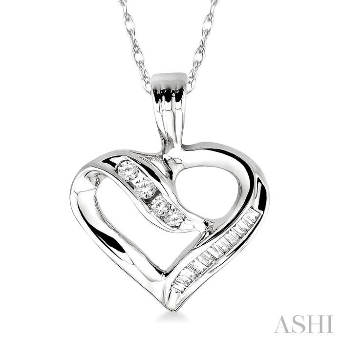 HEART SHAPE DIAMOND FASHION PENDANT