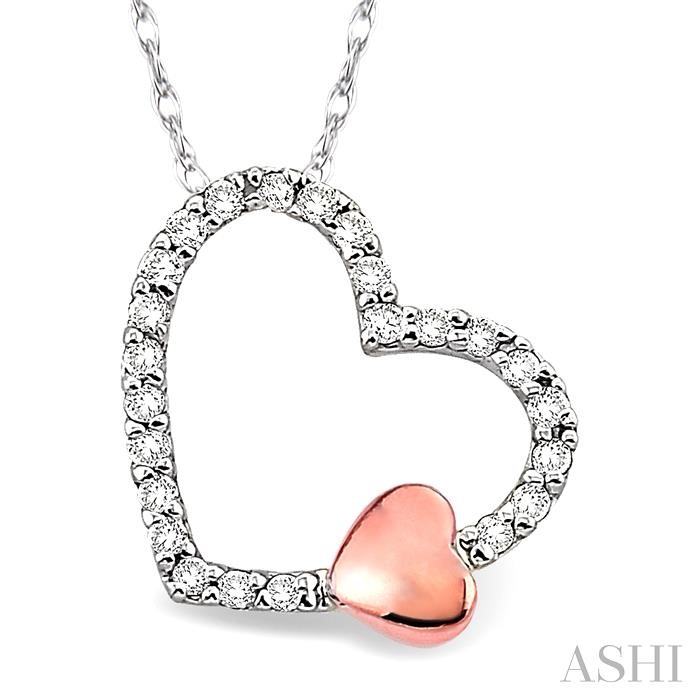 HEART SHAPE DIAMOND FASHION PENDANT