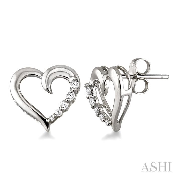 Heart Shape Journey Diamond Fashion Earrings