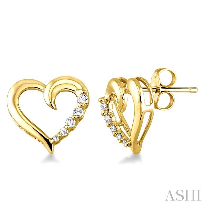 Heart Shape Journey Diamond Fashion Earrings