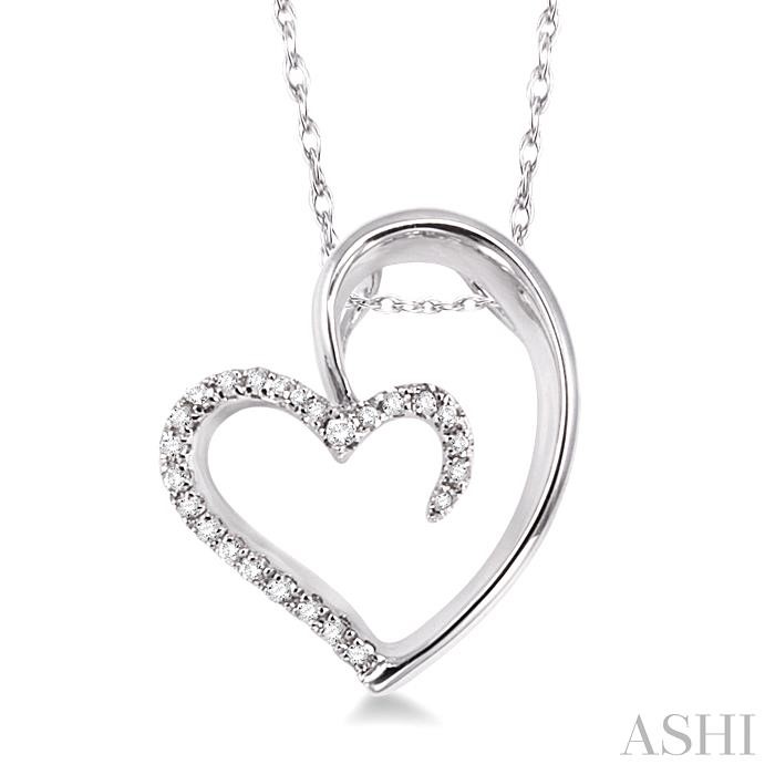 HEART SHAPE DIAMOND FASHION PENDANT