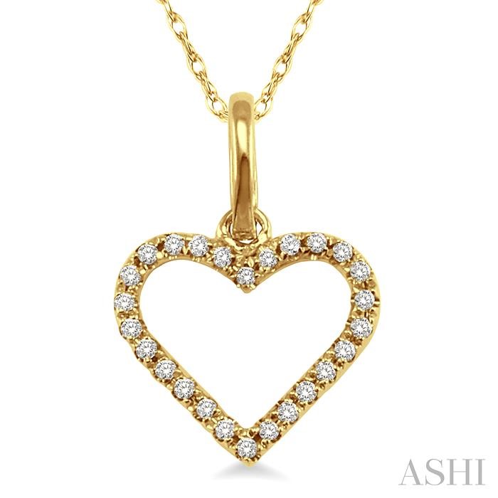 HEART SHAPE DIAMOND PENDANT