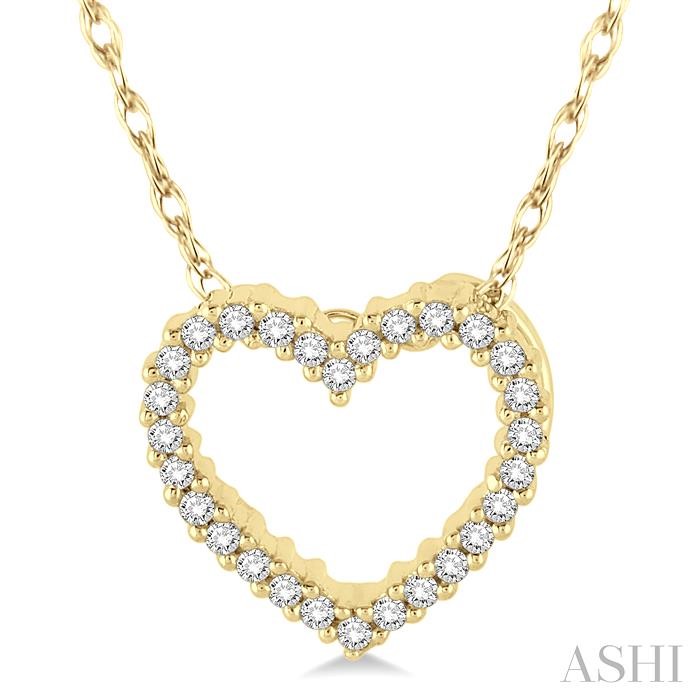 HEART SHAPE DIAMOND PENDANT