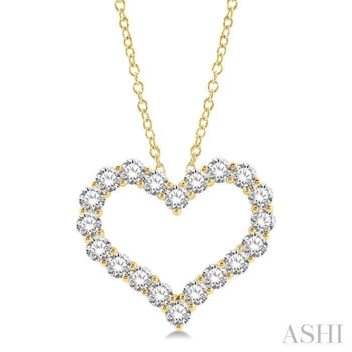 HEART SHAPE DIAMOND PENDANT