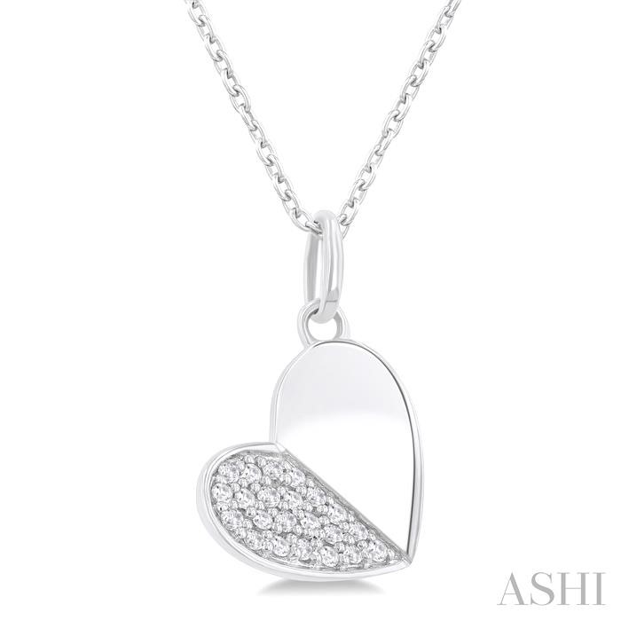 HEART SHAPE DIAMOND FASHION PENDANT