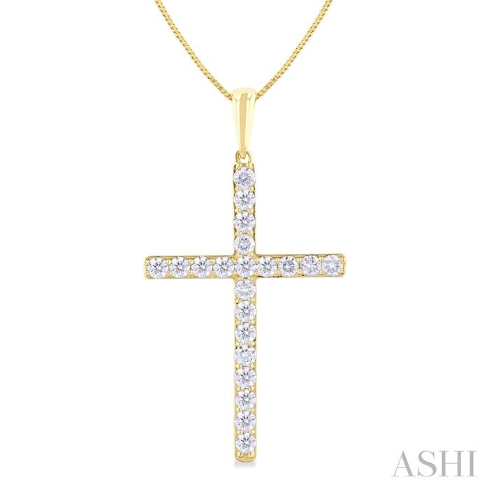 CROSS DIAMOND PENDANT