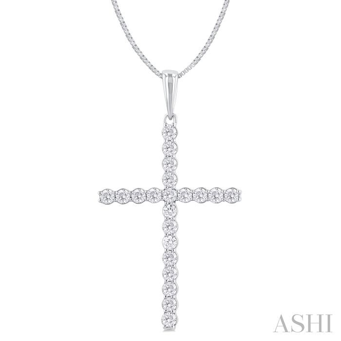 CROSS DIAMOND PENDANT