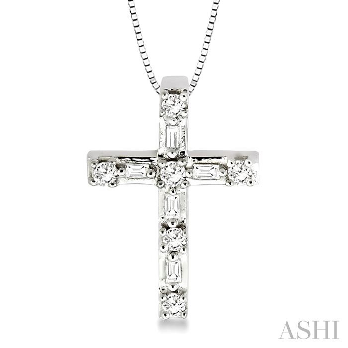 CROSS DIAMOND PENDANT