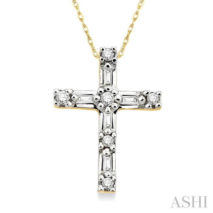 CROSS DIAMOND PENDANT