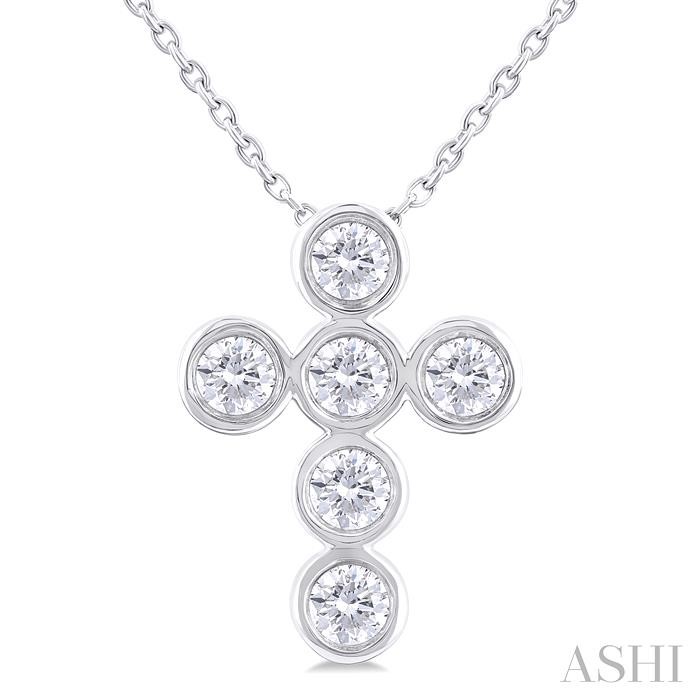 CROSS DIAMOND PENDANT