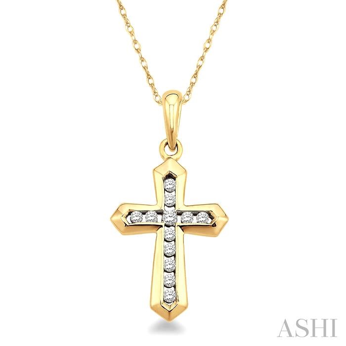 CROSS DIAMOND PENDANT