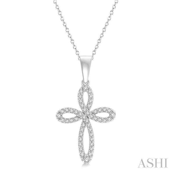 CROSS DIAMOND FASHION PENDANT