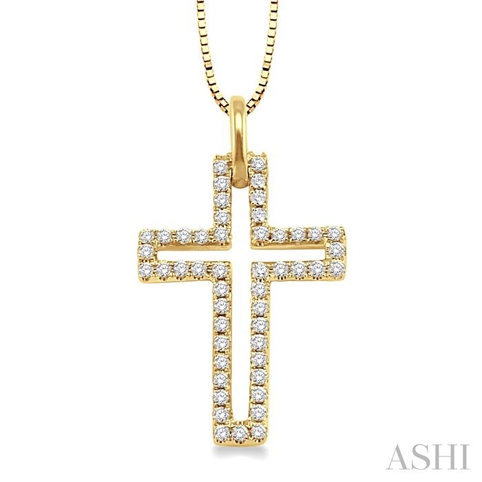 CROSS DIAMOND PENDANT