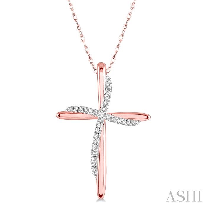 CROSS DIAMOND FASHION PENDANT