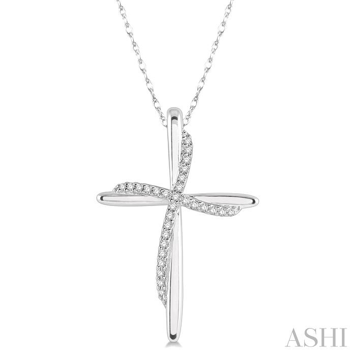 CROSS DIAMOND FASHION PENDANT