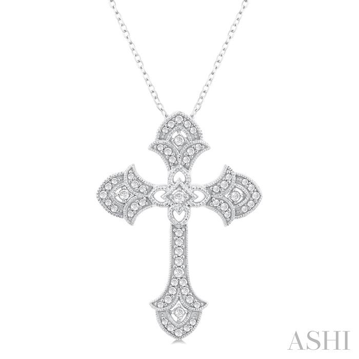 CROSS DIAMOND FASHION PENDANT