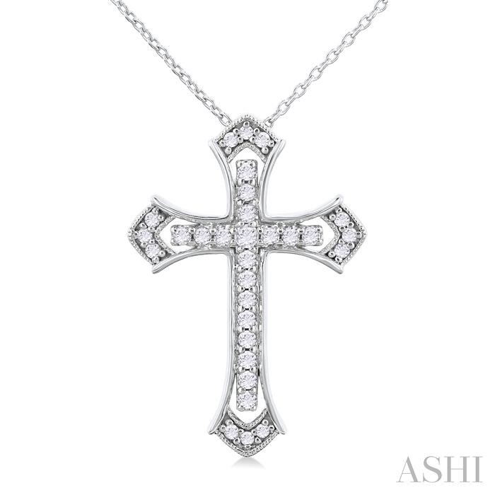 CROSS DIAMOND PENDANT