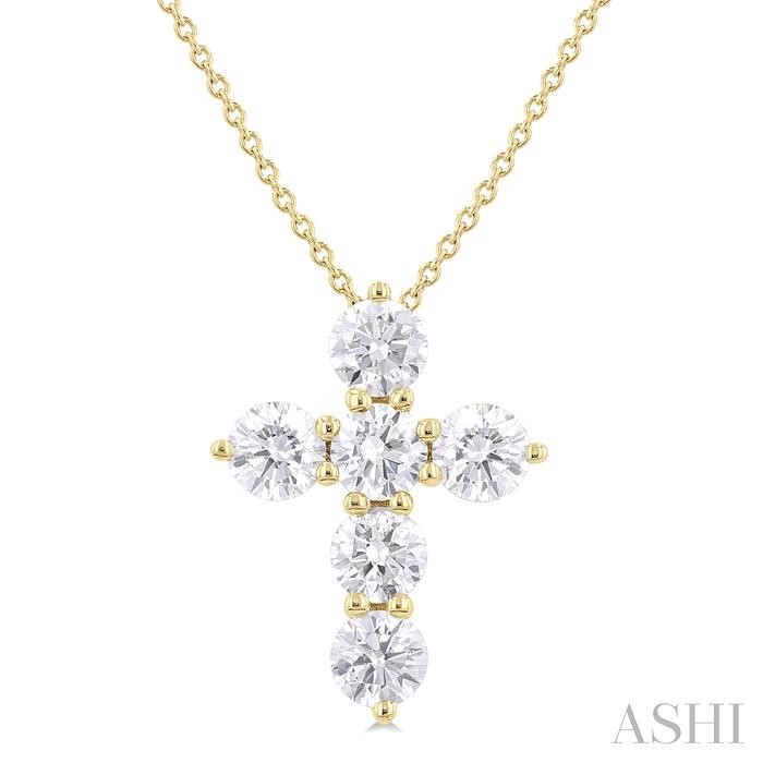 CROSS DIAMOND FASHION PENDANT