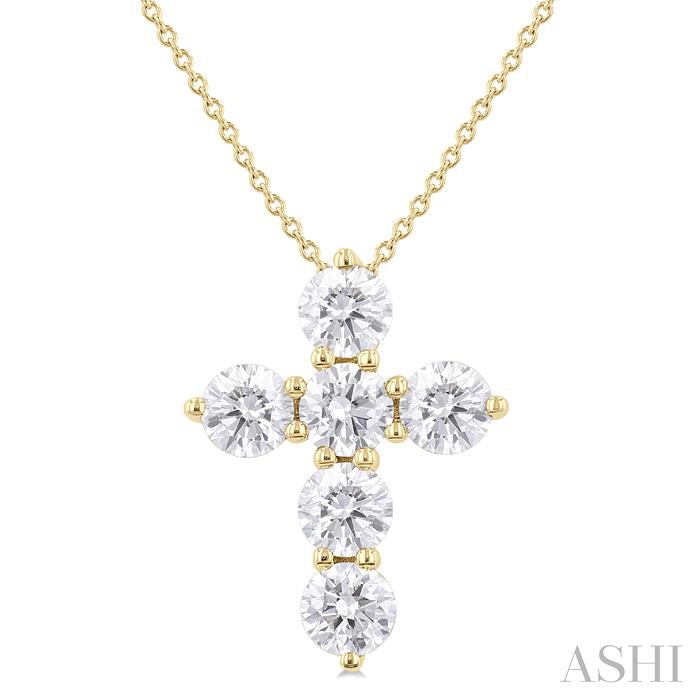 CROSS DIAMOND FASHION PENDANT