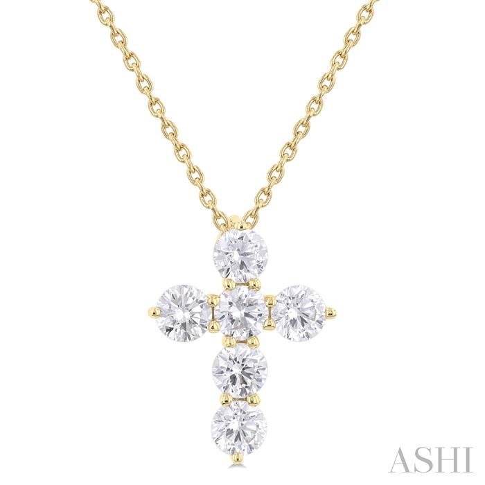 CROSS DIAMOND FASHION PENDANT