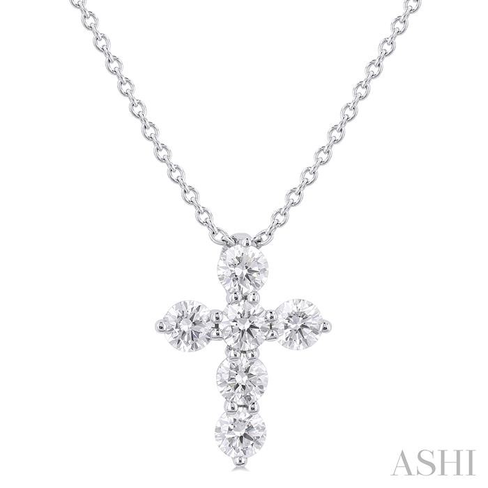 CROSS DIAMOND FASHION PENDANT