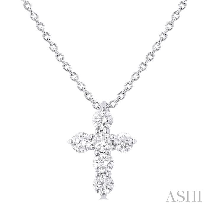 CROSS DIAMOND FASHION PENDANT