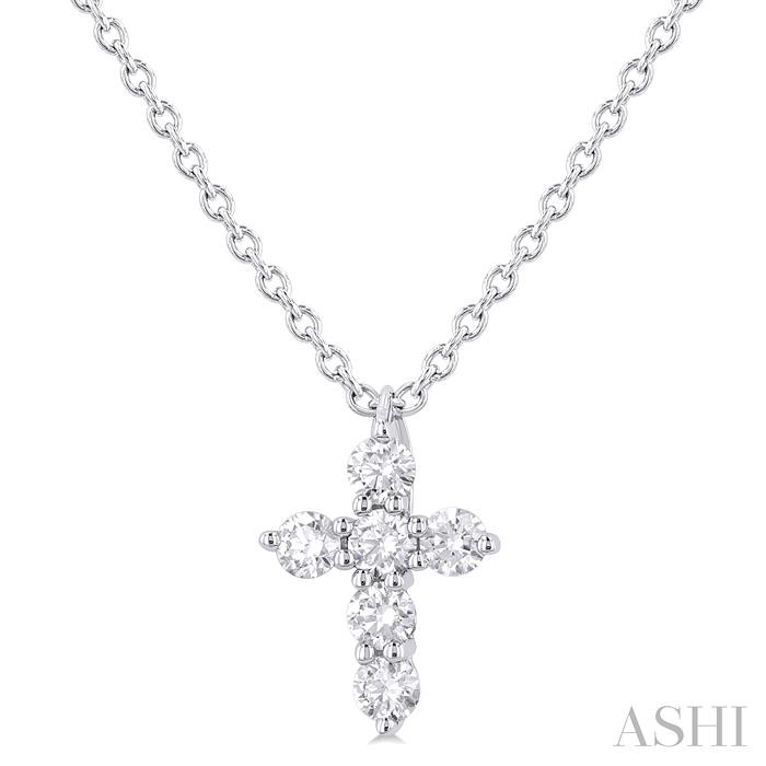 CROSS DIAMOND FASHION PENDANT