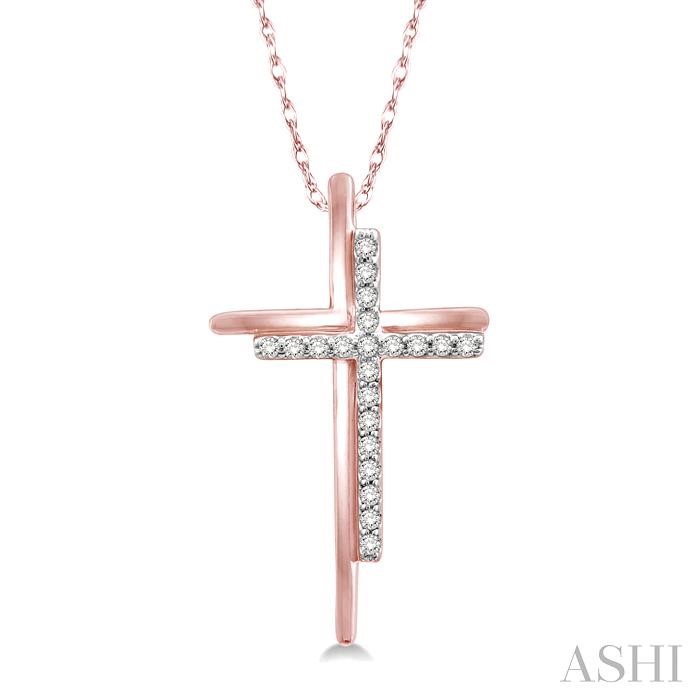 CROSS DIAMOND FASHION PENDANT