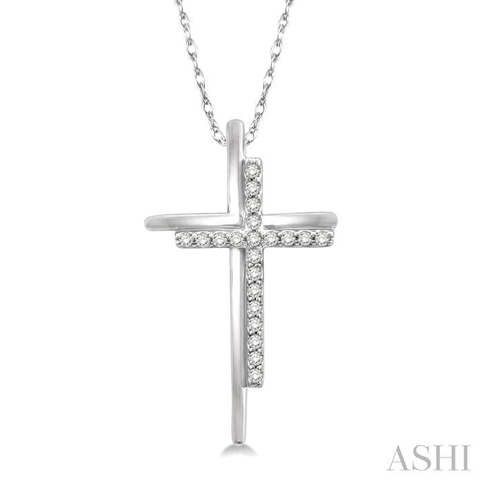 CROSS DIAMOND FASHION PENDANT